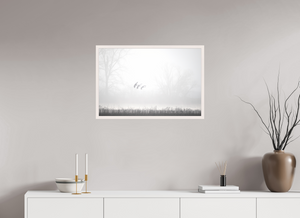 Silk Silhouettes, Sandhill Cranes